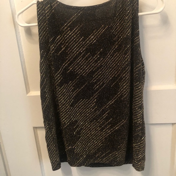 Visions Black and Gold Women's Top for those evenings out. A little stretch - Picture 4 of 6